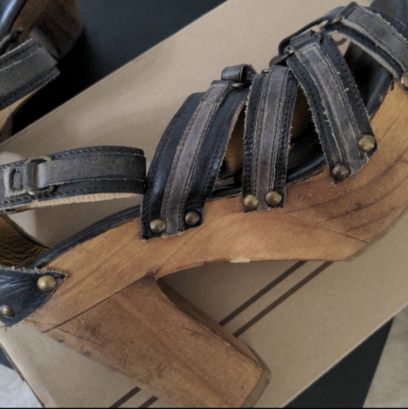 SOLD Bed Stu Mona Sandals sz 10 Rustic Black / Gray RARE VHTF in Box - Picture 10 of 11